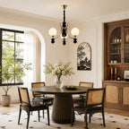 Norvella Opal Glass Chandelier