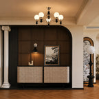 Norvella Opal Glass Chandelier