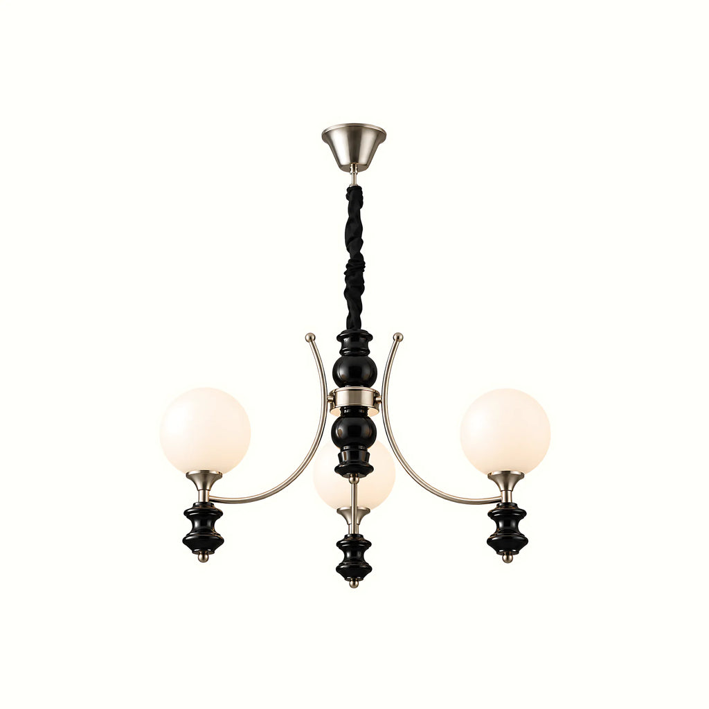 Norvella Opal Glass Chandelier