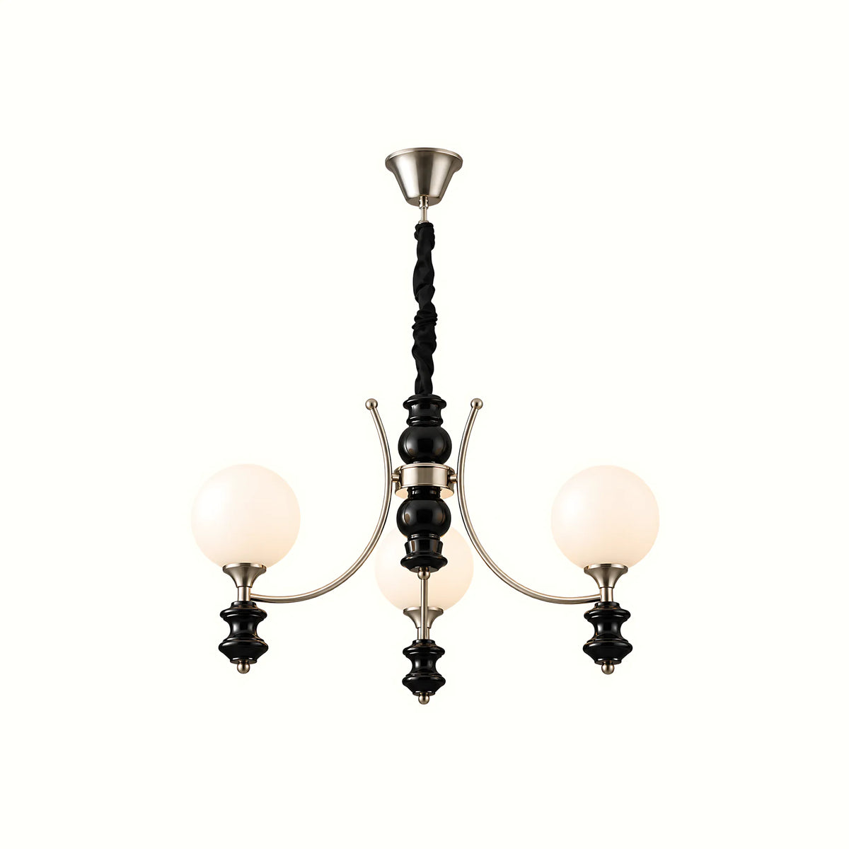 Norvella Opal Glass Chandelier