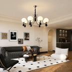 Norvella Opal Glass Chandelier