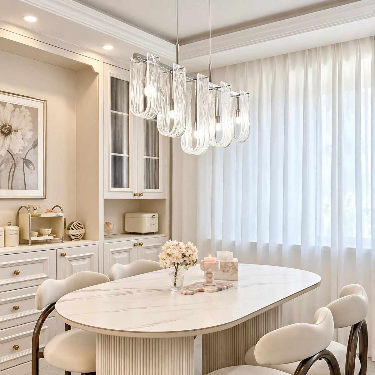 Nuvessa Cloud Glass Pendant Light