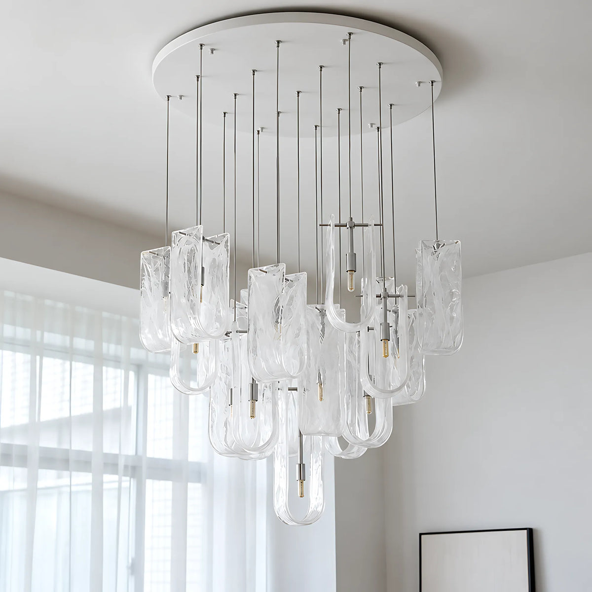 Nuvessa Cloud Glass Pendant Light