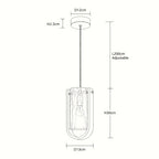 Nuvessa Cloud Glass Pendant Light