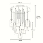 Nuvessa Cloud Glass Pendant Light