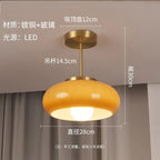 Luna Amber Glass Pendant Light Ceshi