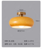 Luna Amber Glass Pendant Light Ceshi