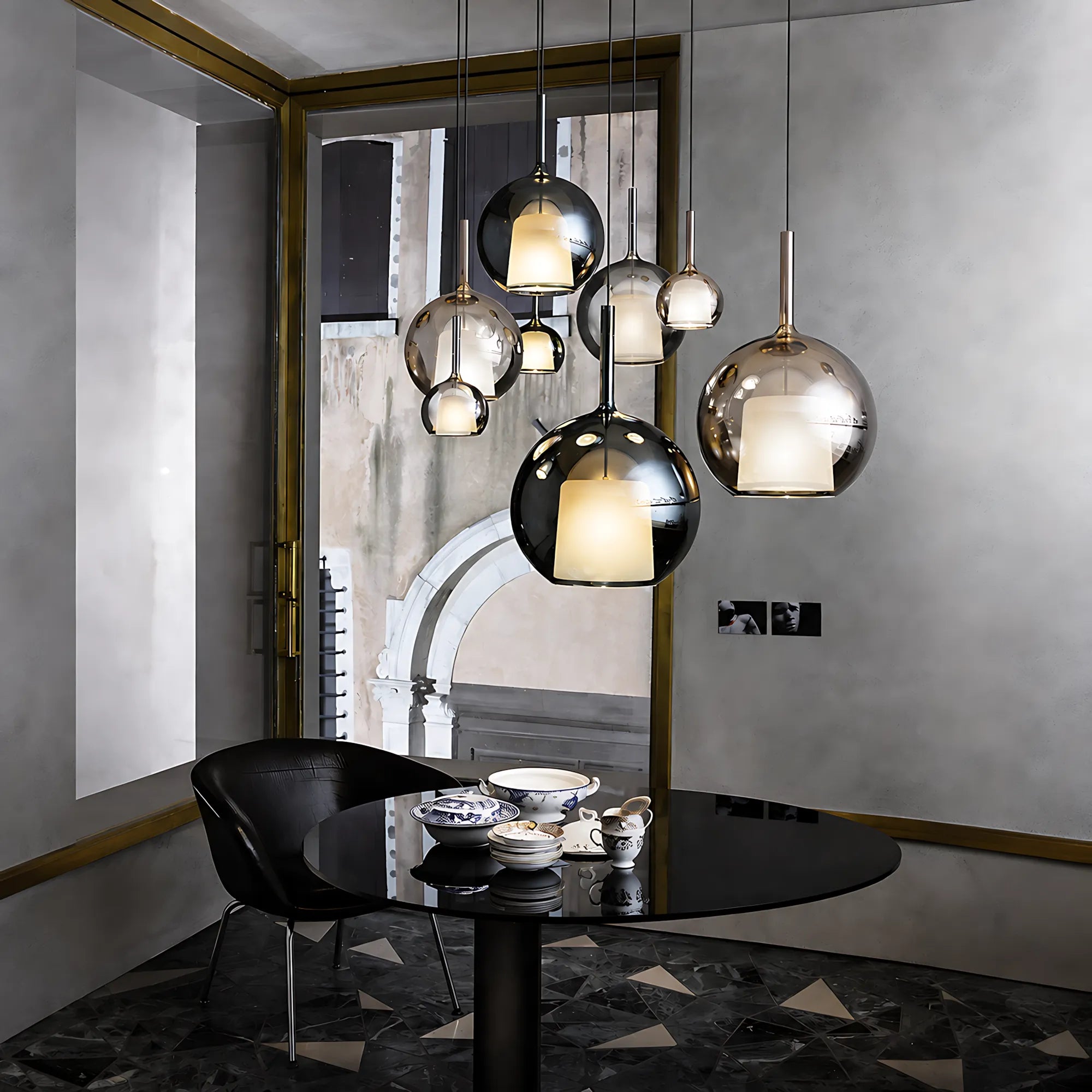 Orlena Glass Pendant Light