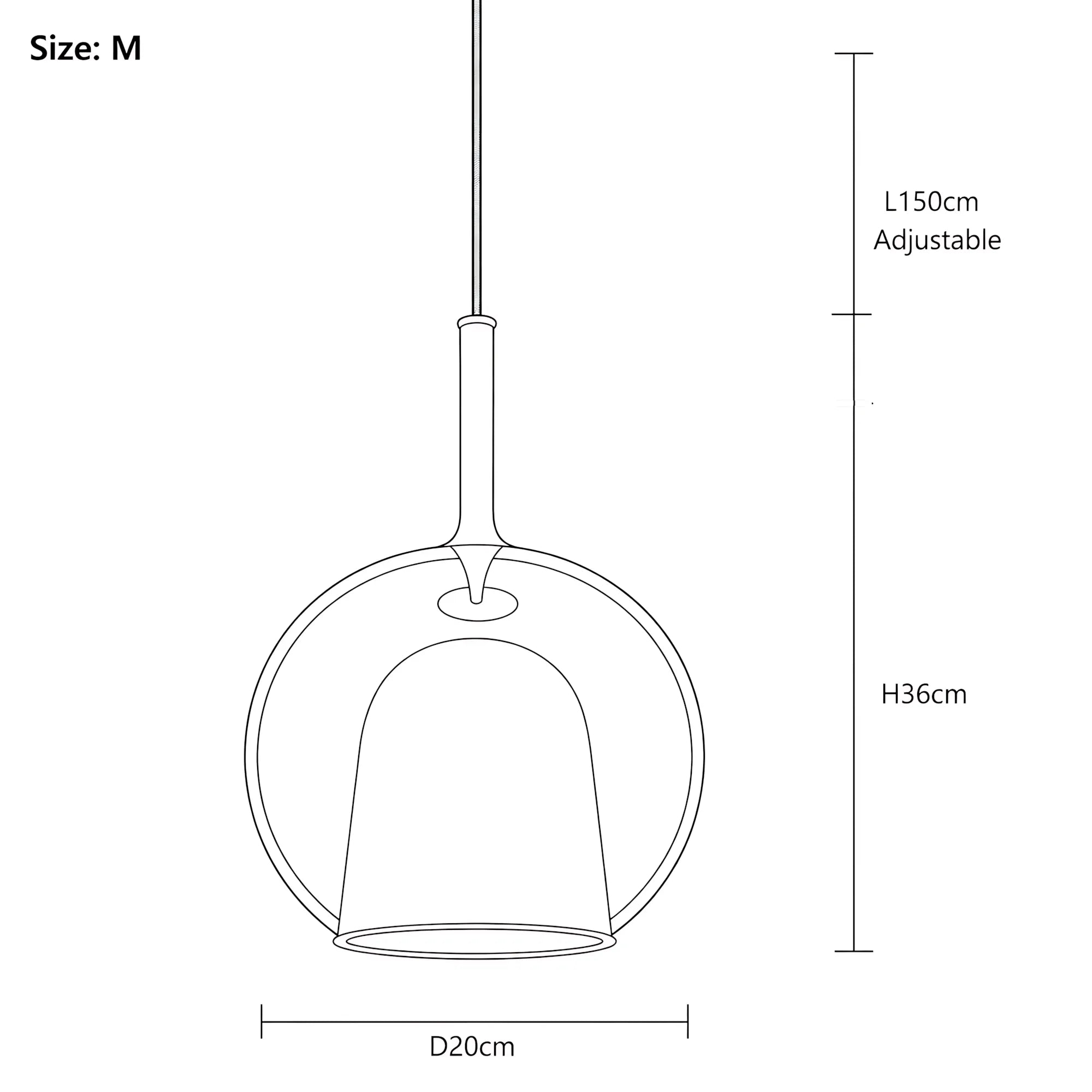 Orlena Glass Pendant Light