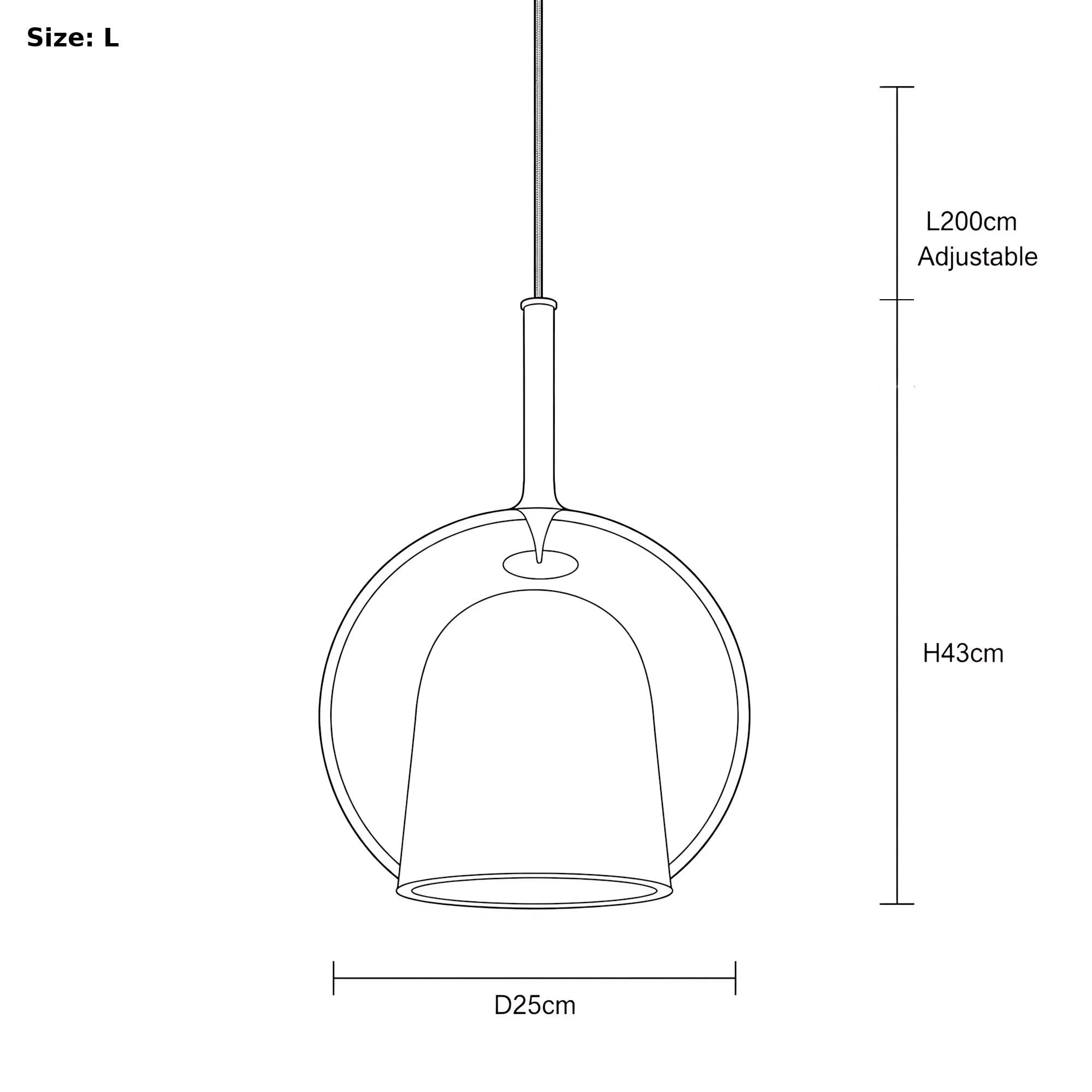 Orlena Glass Pendant Light