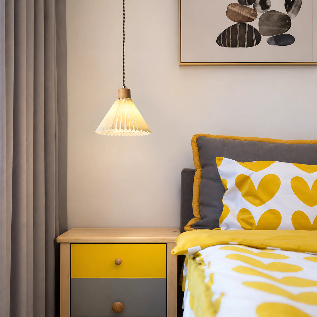 Pavilion Pleated Pendant Light