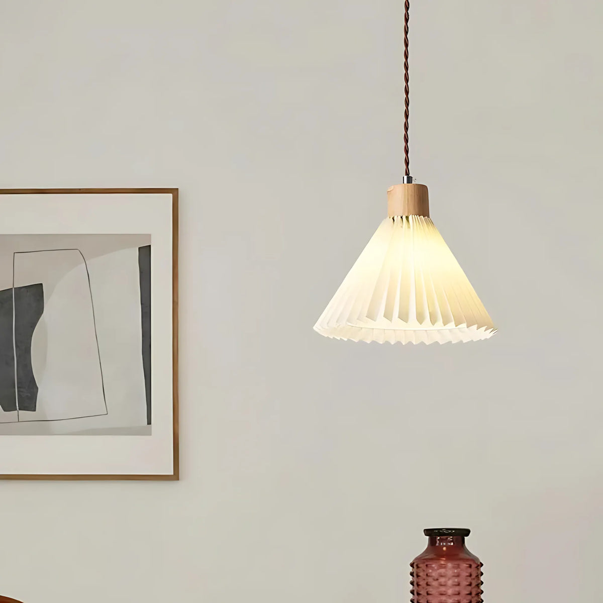Pavilion Pleated Pendant Light