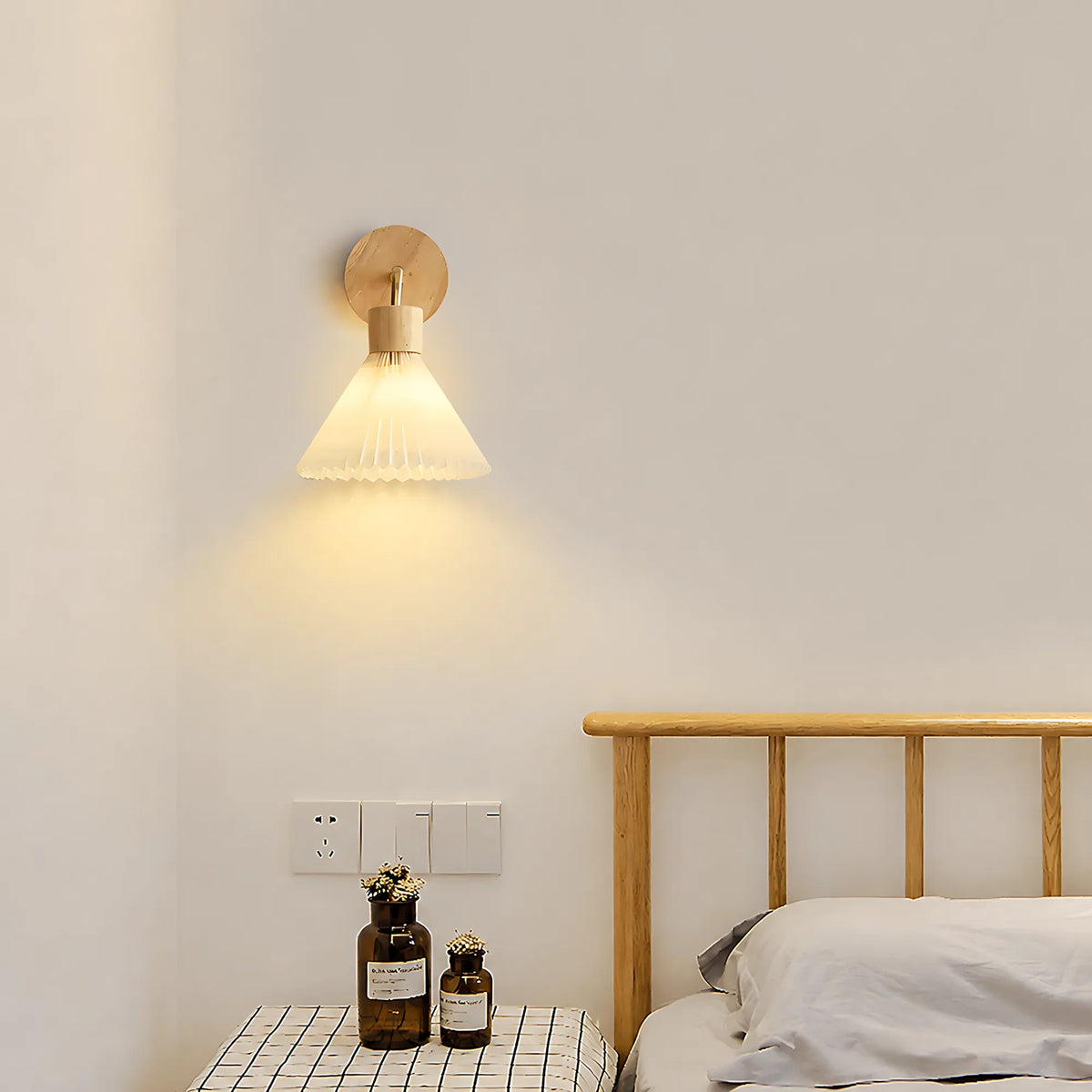 Pavilion Pleated Wall Light
