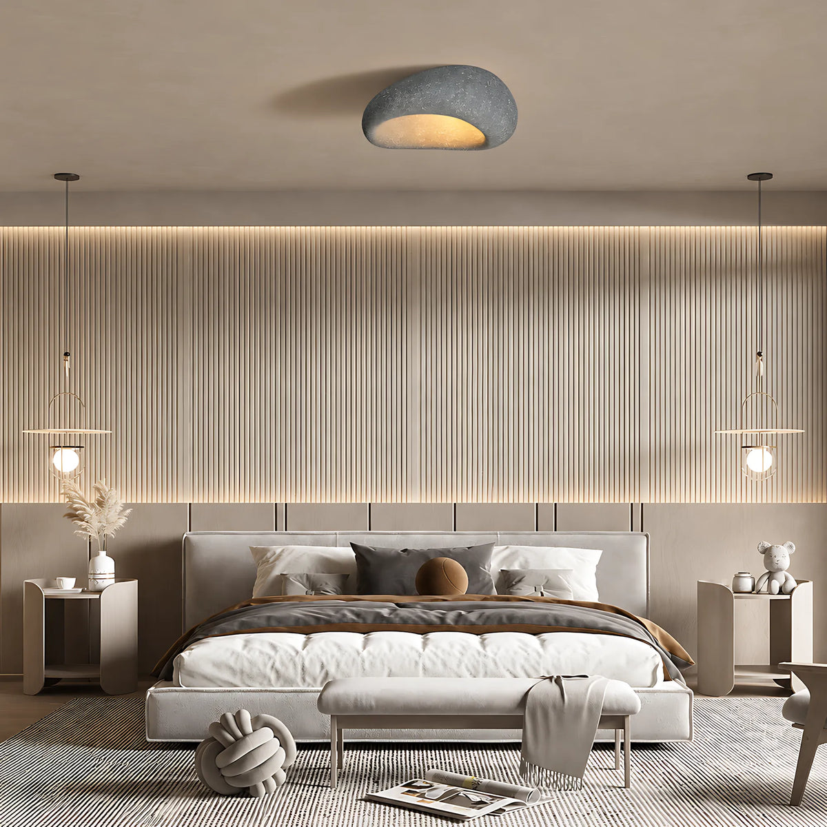Pebble Wabi-Sabi Ceiling Light
