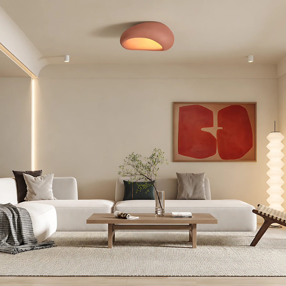 Pebble Wabi-Sabi Ceiling Light