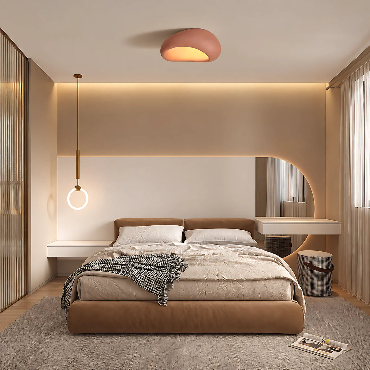 Pebble Wabi-Sabi Ceiling Light