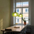 Prism Ribbed Glass Pendant Light
