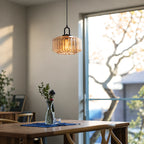 Prism Ribbed Glass Pendant Light