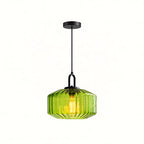 Prism Ribbed Glass Pendant Light