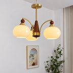 Retro Glass Globe Multi-Light Chandelier