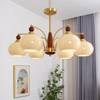 Retro Glass Globe Multi-Light Chandelier