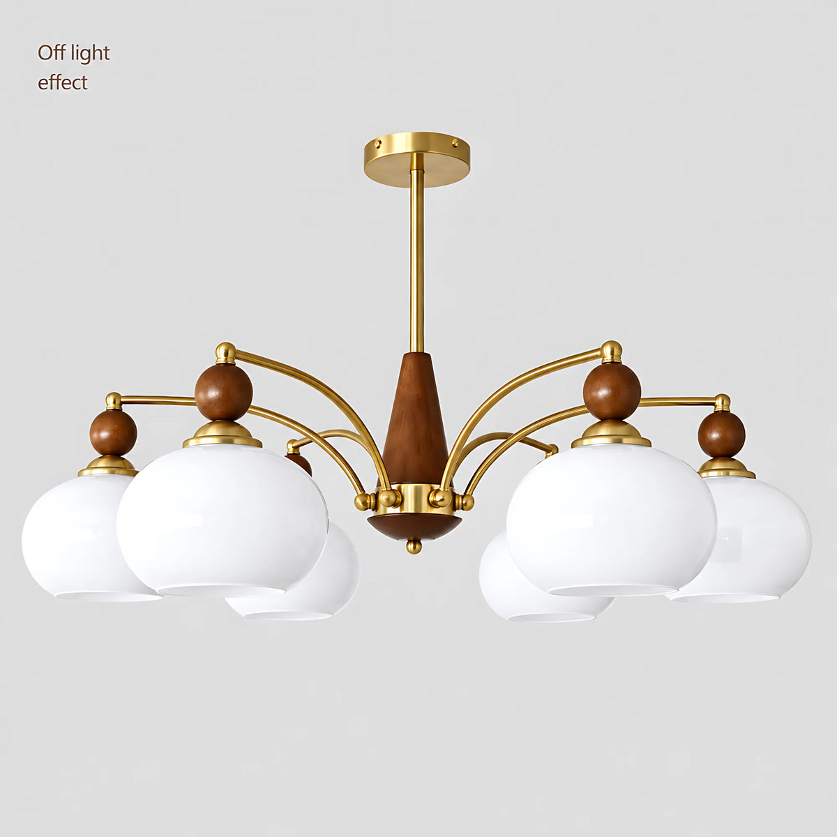 Retro Glass Globe Multi-Light Chandelier