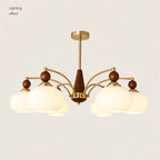 Retro Glass Globe Multi-Light Chandelier