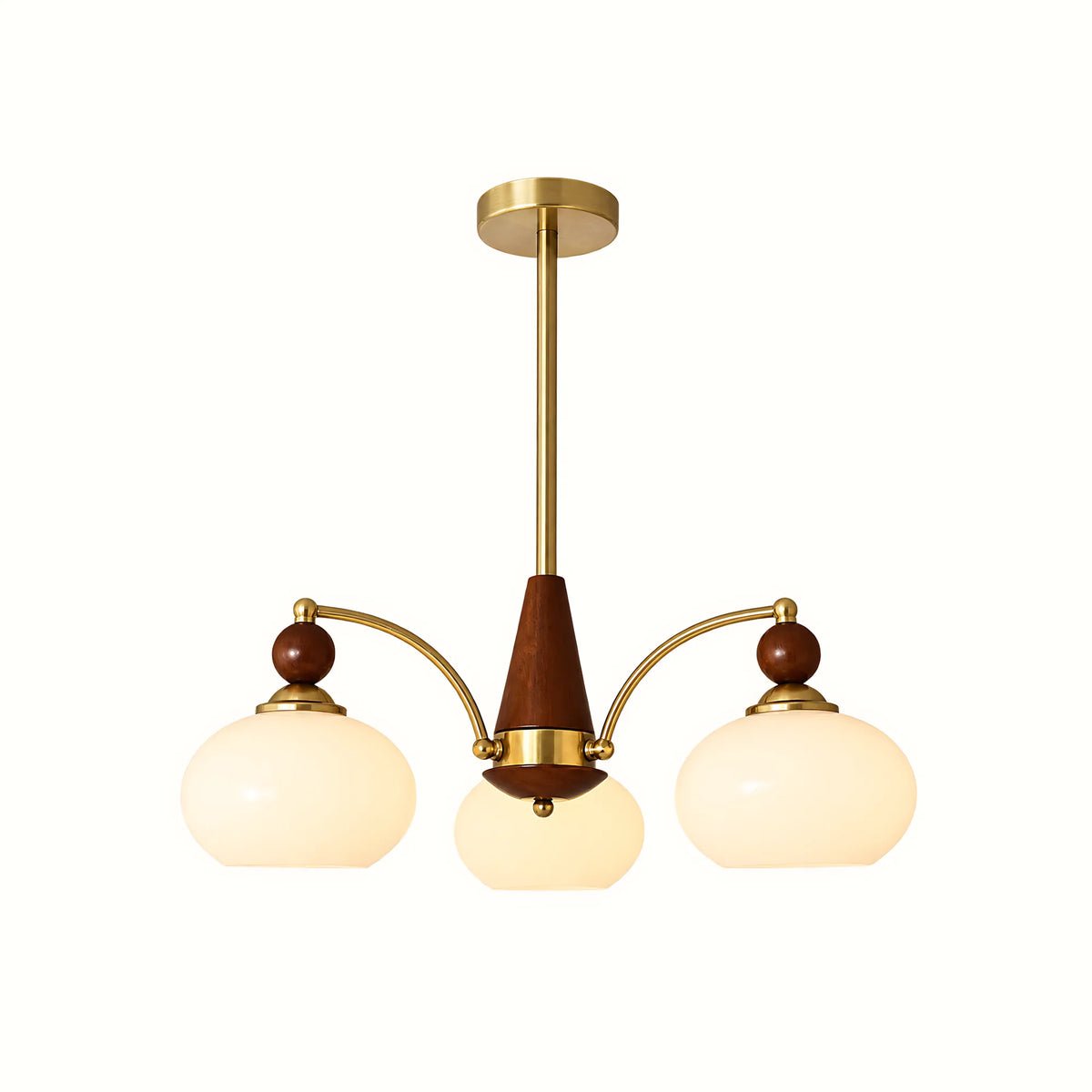 Retro Glass Globe Multi-Light Chandelier