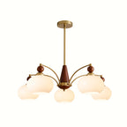 Retro Glass Globe Multi-Light Chandelier