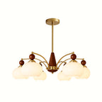 Retro Glass Globe Multi-Light Chandelier