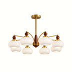Retro Glass Globe Multi-Light Chandelier