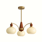 Retro Glass Globe Multi-Light Chandelier