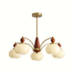 Retro Glass Globe Multi-Light Chandelier