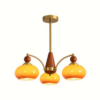 Retro Glass Globe Multi-Light Chandelier