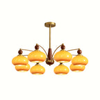 Retro Glass Globe Multi-Light Chandelier