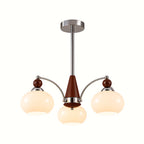 Retro Glass Globe Multi-Light Chandelier