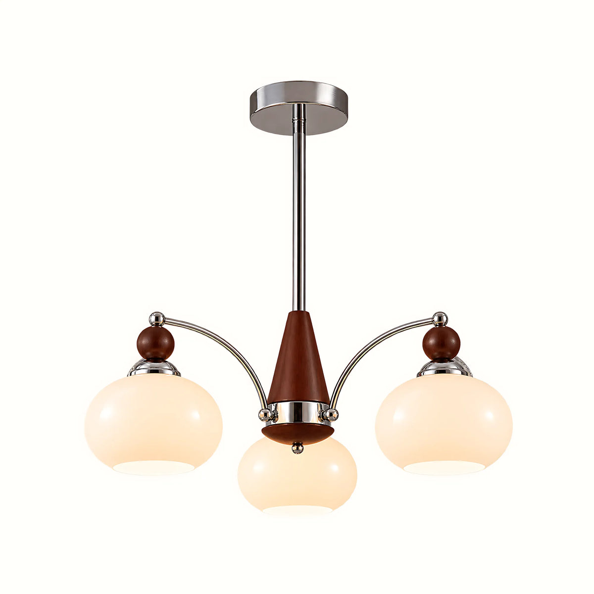 Retro Glass Globe Multi-Light Chandelier