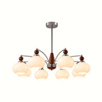 Retro Glass Globe Multi-Light Chandelier