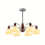 Retro Glass Globe Multi-Light Chandelier