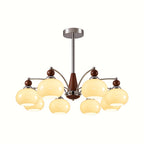 Retro Glass Globe Multi-Light Chandelier