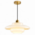 Ripple Cream Glass Pendant Ligh