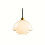Ripple Cream Glass Pendant Ligh