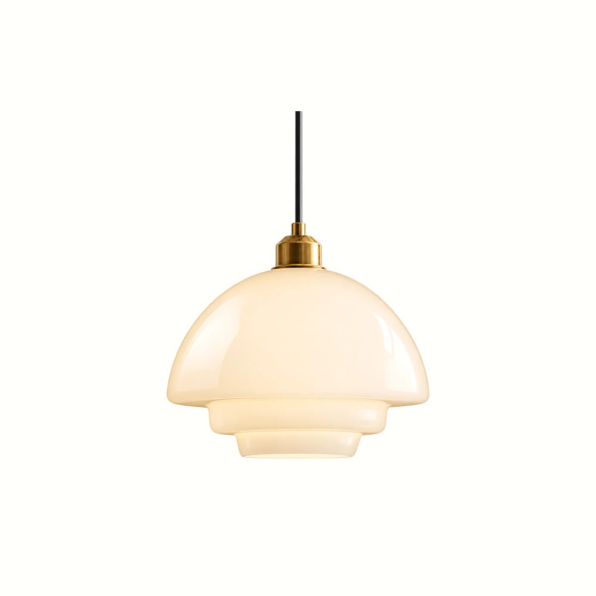 Ripple Cream Glass Pendant Ligh
