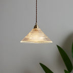 Rivelle  Ribbed Glass Pendant Light