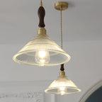 Rivelle  Ribbed Glass Pendant Light