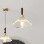 Rivelle  Ribbed Glass Pendant Light