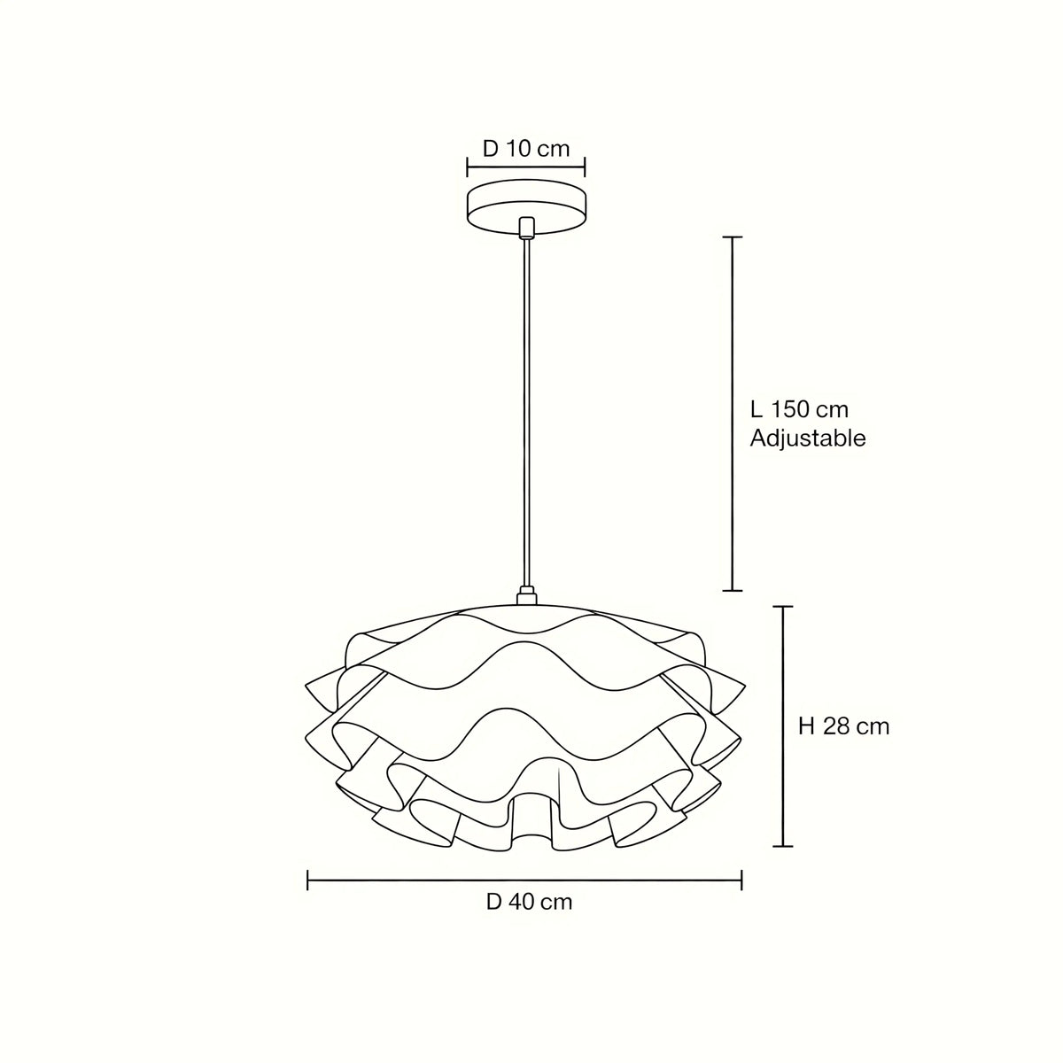 Solenne Pinecone Pendant Light