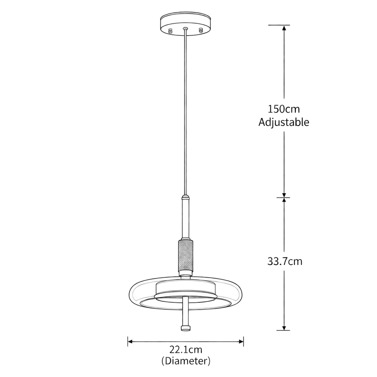 Solvane Minimalist Pendant Light