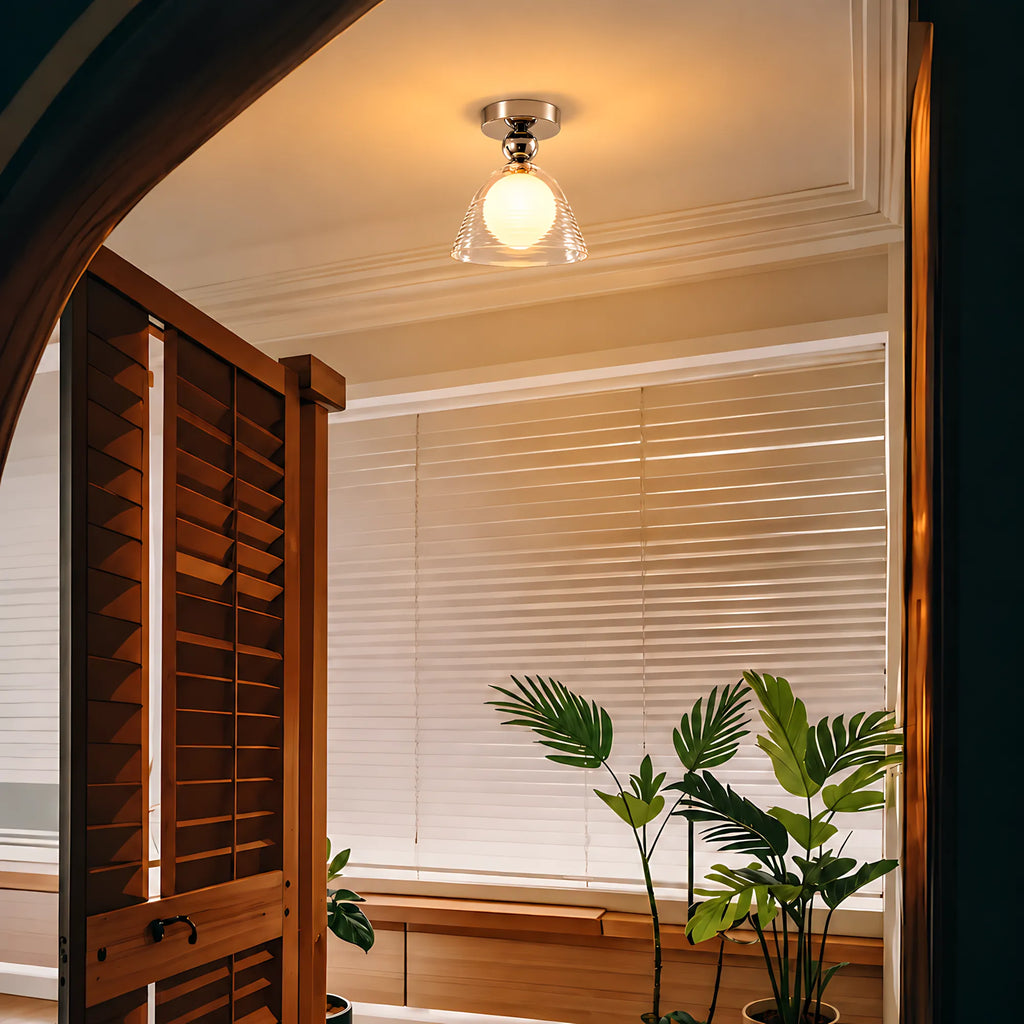 Sunset Ripple Glass Ceiling Light