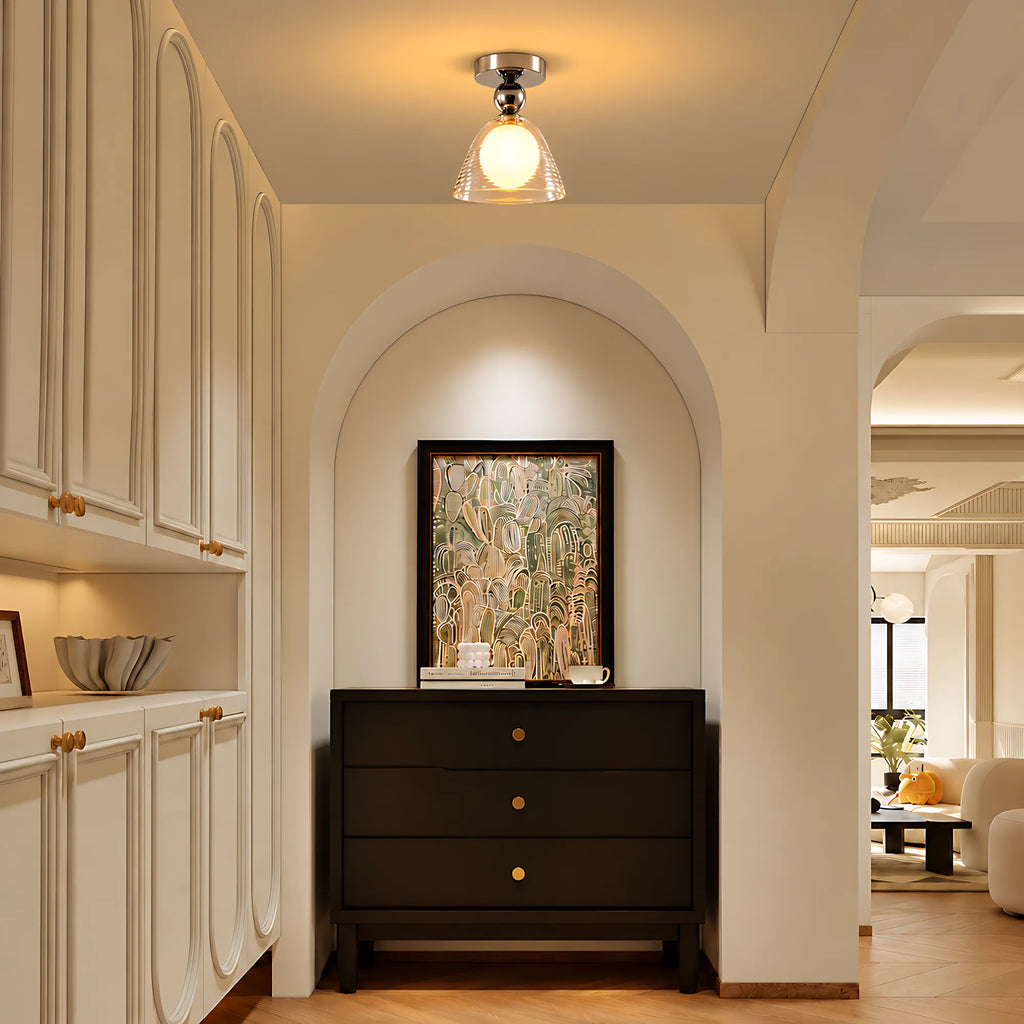 Sunset Ripple Glass Ceiling Light